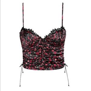 For Love and Lemons Polka Dot Bustier